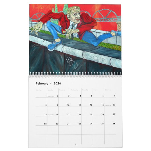 Graffiti Painting Street Art 2016 Kalender (Feb 2026)