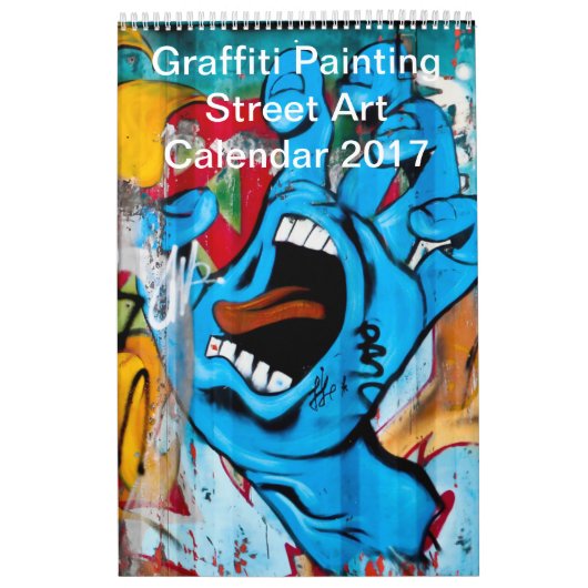Graffiti Painting Street Art 2017 Kalender (Hoes)