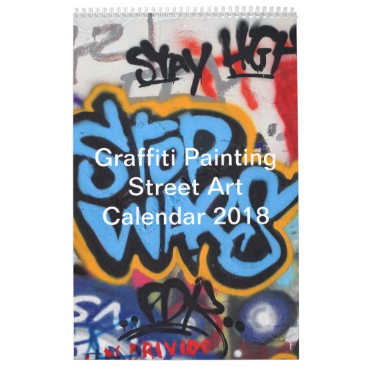 Graffiti Painting Street Art 2018 Kalender (Hoes)
