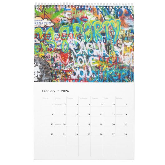 Graffiti Painting Street Art 2018 Kalender (Feb 2026)