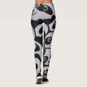 Graffiti Panda-smog Leggings (Achterkant)