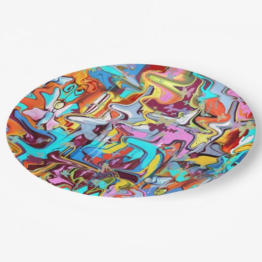 Graffiti Papieren Bordje (Gekanteld)