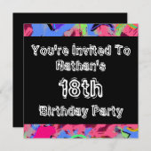 Graffiti ~ Partij Kaart (Voorkant / Achterkant)