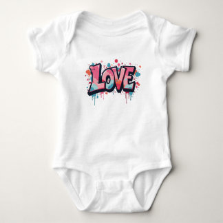 Graffiti Pastel Liefdesbom Romper