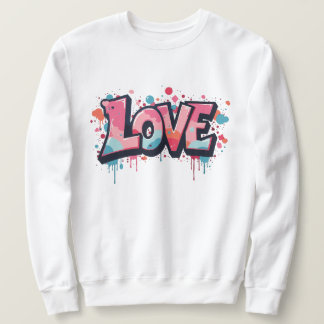 Graffiti Pastel Liefdesbom Trui