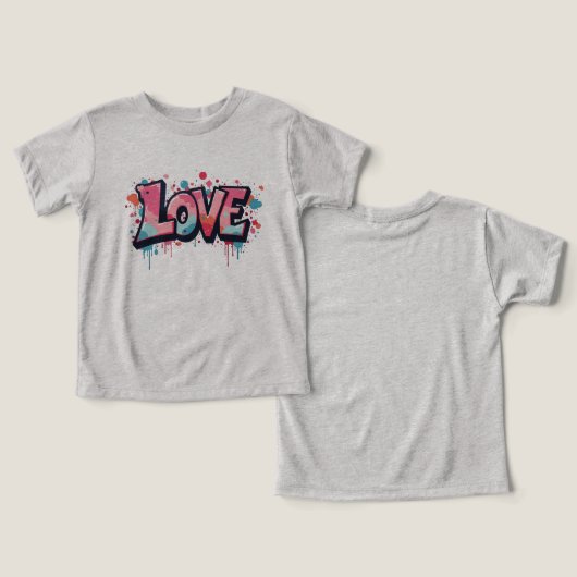 Graffiti Pastel Love Bomb (Ontwerp Voorkant & Achterkant)