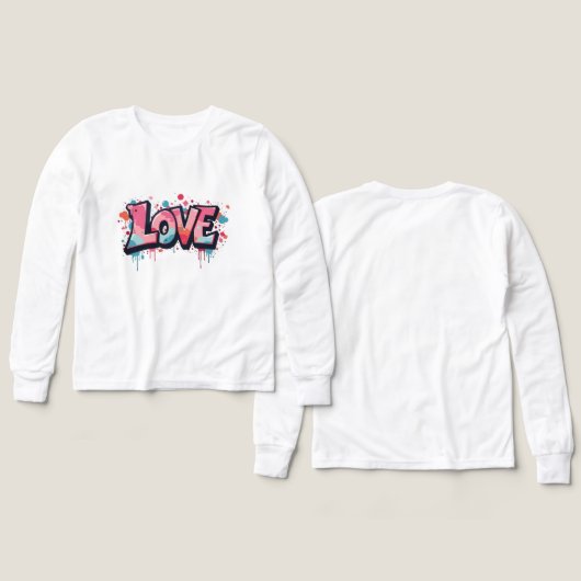 Graffiti Pastel Love Bomb (Voorkant /achterkant)