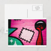 Graffiti Patch en Lolly. Briefkaart (Voorkant / Achterkant)