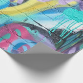 Graffiti Patroon Cadeaupapier (Hoek)