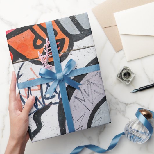 Graffiti Patroon Cadeaupapier (Geschenken)