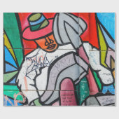 Graffiti Patroon Cadeaupapier (Vlak)