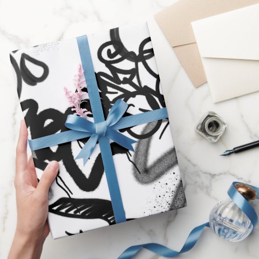 Graffiti Patroon Cadeaupapier (Geschenken)