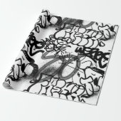 Graffiti Patroon Cadeaupapier (Uitgerold)