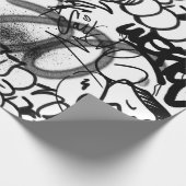 Graffiti Patroon Cadeaupapier (Hoek)