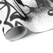 Graffiti Patroon Cadeaupapier (Rol Hoek)