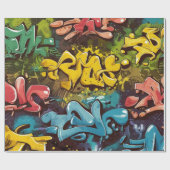 graffiti-patroon cadeaupapier (Vlak)