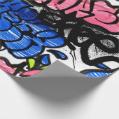Graffiti Patroon Cadeaupapier (Hoek)