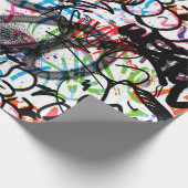 Graffiti Patroon Cadeaupapier (Hoek)