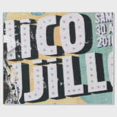 Graffiti Patroon Cadeaupapier (Vlak)