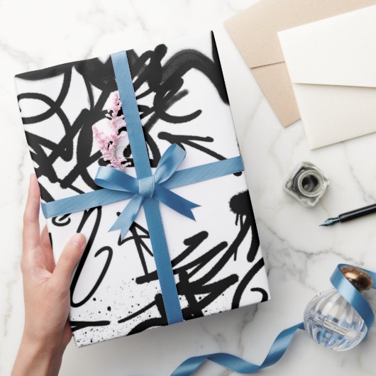 Graffiti Patroon Cadeaupapier (Geschenken)