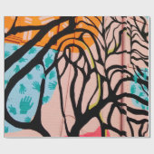 Graffiti Patroon Cadeaupapier (Vlak)