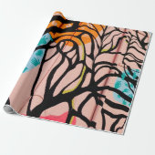 Graffiti Patroon Cadeaupapier (Uitgerold)