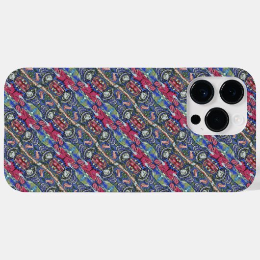 graffiti-patroon Case-Mate iPhone case (Achterkant (horizontaal))