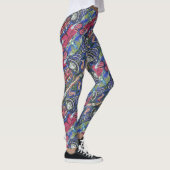 graffiti-patroon leggings (Rechts)