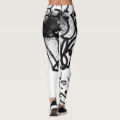 Graffiti Patroon Leggings (Achterkant)