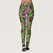Graffiti-patroon Leggings (Achterkant)
