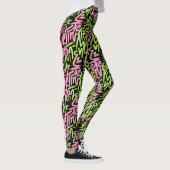 Graffiti-patroon Leggings (Rechts)