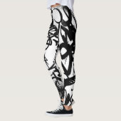 Graffiti Patroon Leggings (Links)