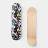 Graffiti Patroon Persoonlijk Skateboard (Voorkant)