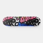 Graffiti Patroon Persoonlijk Skateboard (Horizontaal)