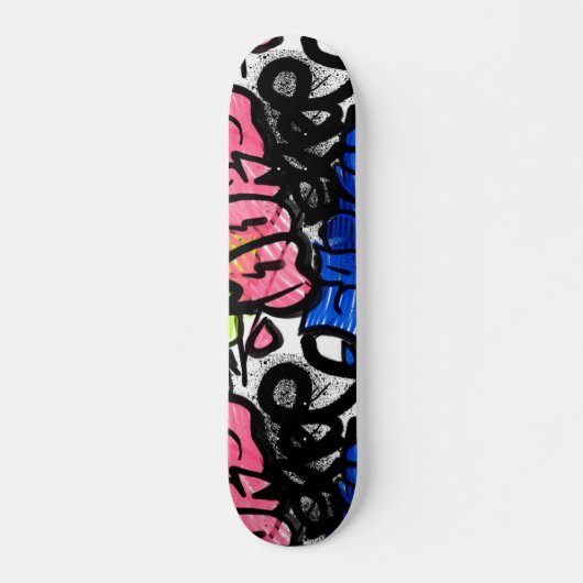 Graffiti Patroon Persoonlijk Skateboard (Voorkant)