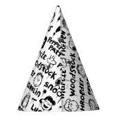 Graffiti-patroon pindaktekens feesthoedjes (Achterkant)