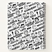 Graffiti-patroon pindaktekens notitieboek (Achterkant)