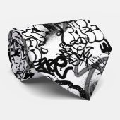 Graffiti Patroon Stropdas (Opgerold)
