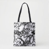 Graffiti Patroon Tote Bag (Voorkant)