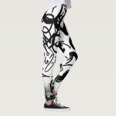 Graffiti Pattern  Leggings (Rechts)