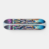 Graffiti Paws Persoonlijk Skateboard (Horizontaal)