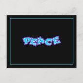 Graffiti Peace Briefkaart (Voorkant)