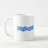 Graffiti Peace Koffiemok (Links)