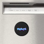 Graffiti Peace Magneet (Insitu (Vaatwasser))