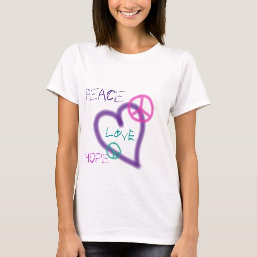 Graffiti Peace T-Shirt (Voorkant)