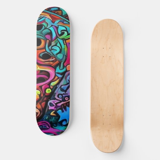 Graffiti Persoonlijk Skateboard (Voorkant)