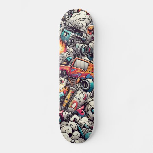 Graffiti Persoonlijk Skateboard (Voorkant)