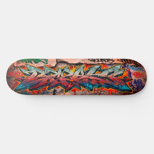 Graffiti Persoonlijk Skateboard (Horizontaal)