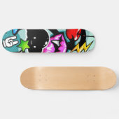 Graffiti Persoonlijk Skateboard (Horizontaal)