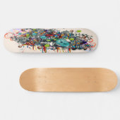 Graffiti Persoonlijk Skateboard (Horizontaal)